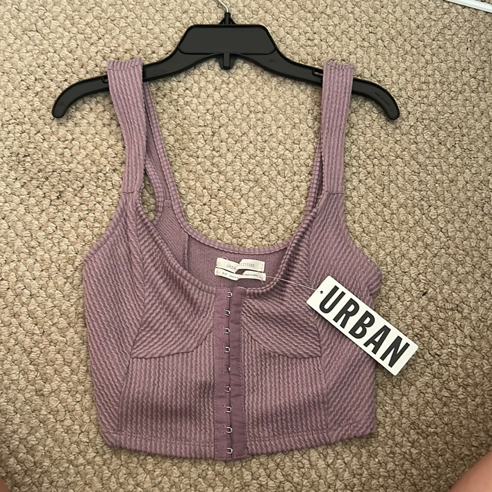Urban Outfitters Purple Corset Top